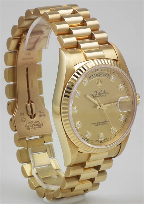 1998 gold rolex oyster perpetual